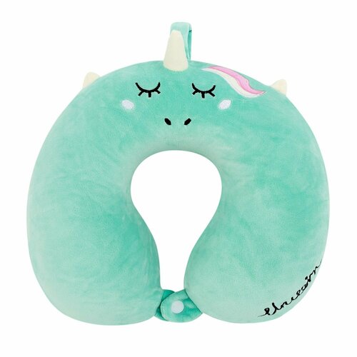 фото Подушка для шеи kawaii factory, 1 шт., бирюзовый