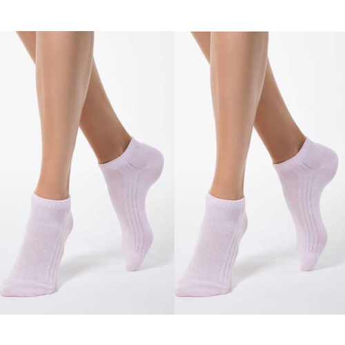 фото Носки conte elegant, 2 уп., размер 25, розовый