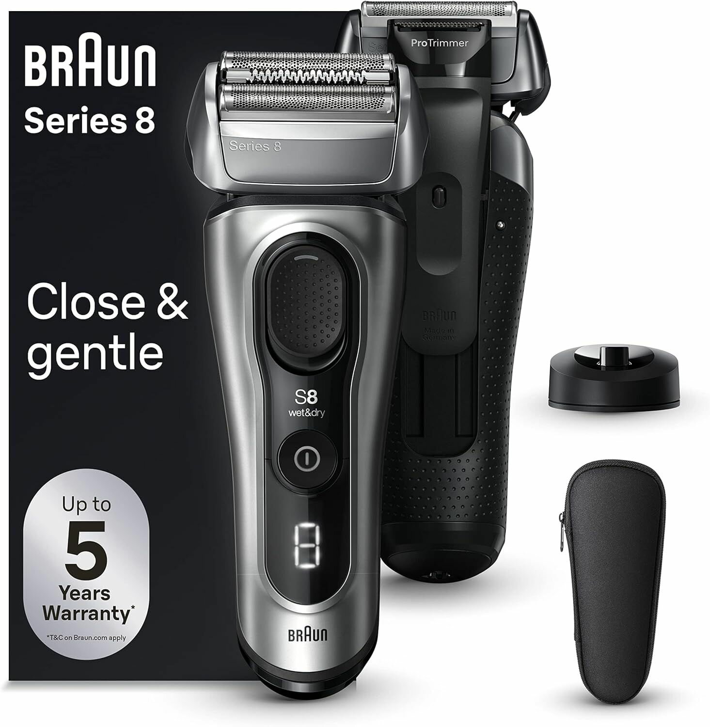 Электробритва мужская Braun Series S8 8517s - фотография № 1