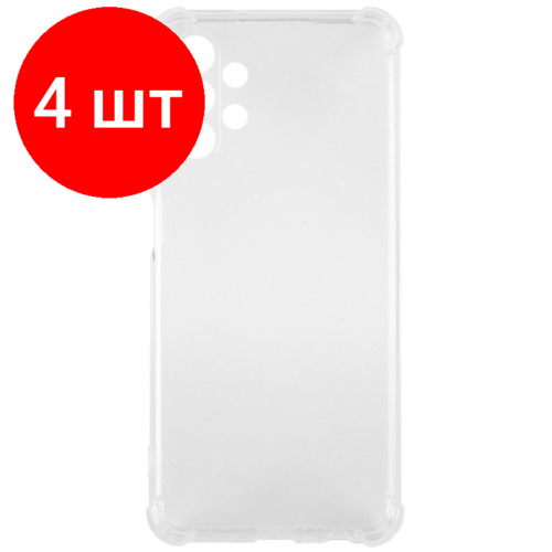 Комплект 4 штук, Чехол накладка iBox Crystal для Samsung Galaxy A13 4G, с угл, УТ000029831