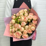 Пионовидные розы Кети 15шт в букете Flowerstorg N1186
