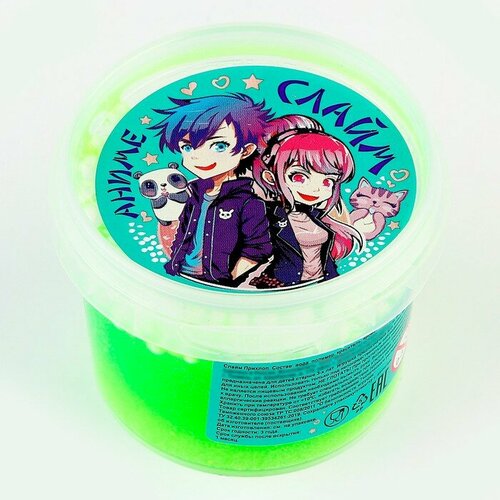 Слайм Прихлоп Пират Аниме 100 г лайм 466₽