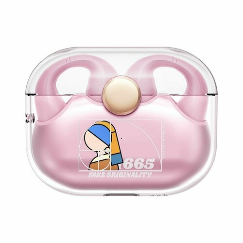 Беспроводные наушники Xiaomi Rock Sound EarCuffs TWS Earphone Pattern Design розовые EU VERSION 343200₽