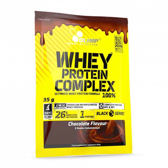 Протеин сывороточный, Olimp, Whey Protein Complex 100%, 35 г, Шоколад