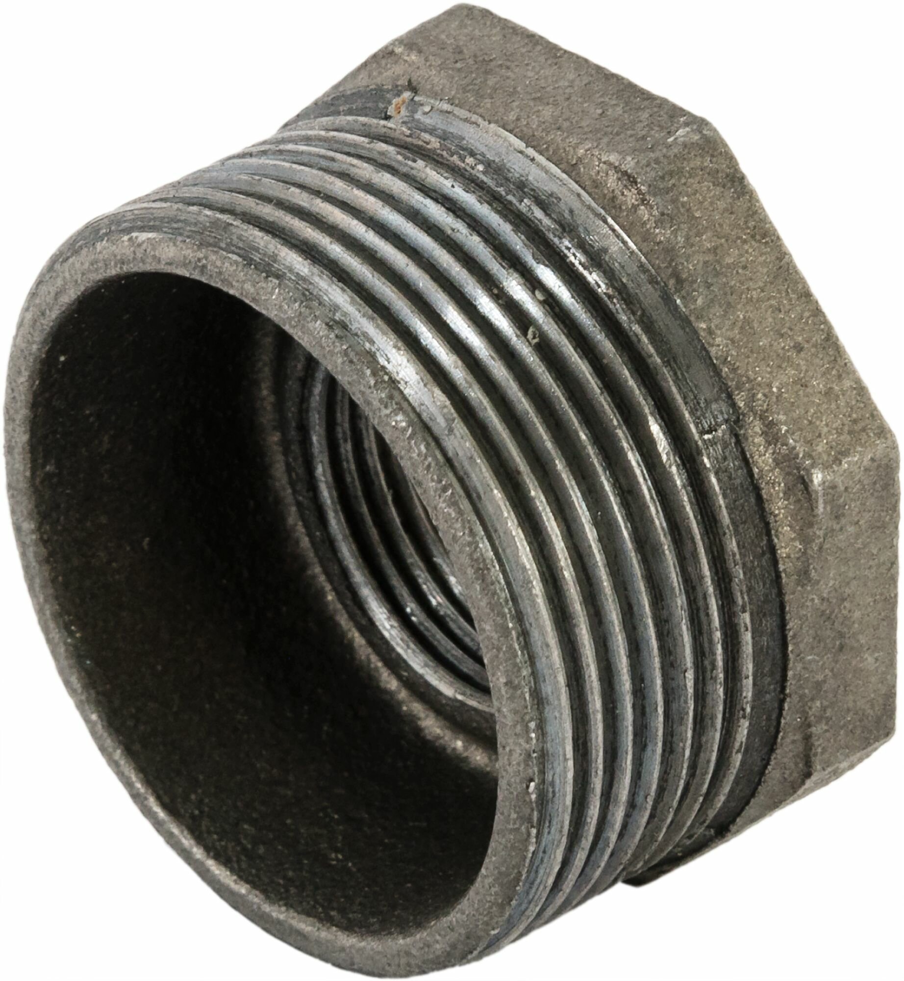 фото Футорка 1 1/2"x3/4" чугун цвет чёрный