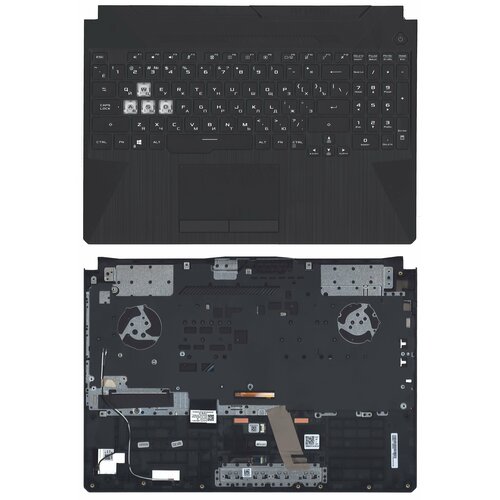 Топкейс для Asus TUF Gaming A15 FA506 черный беспроводная клавиатура rii mini i8 wireless backlight keyboard with touchpad rus