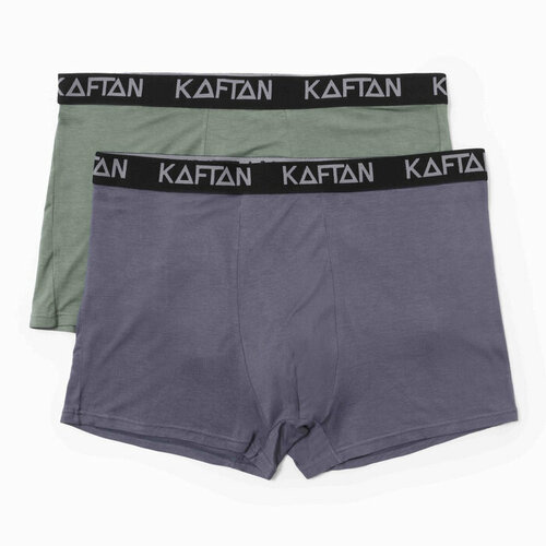 Трусы Kaftan, размер 48, серый, хаки, зеленый футболка kaftan размер 48 хаки зеленый