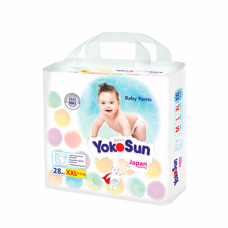 Подгузники-трусики YokoSun XXL 15-23кг 28 шт