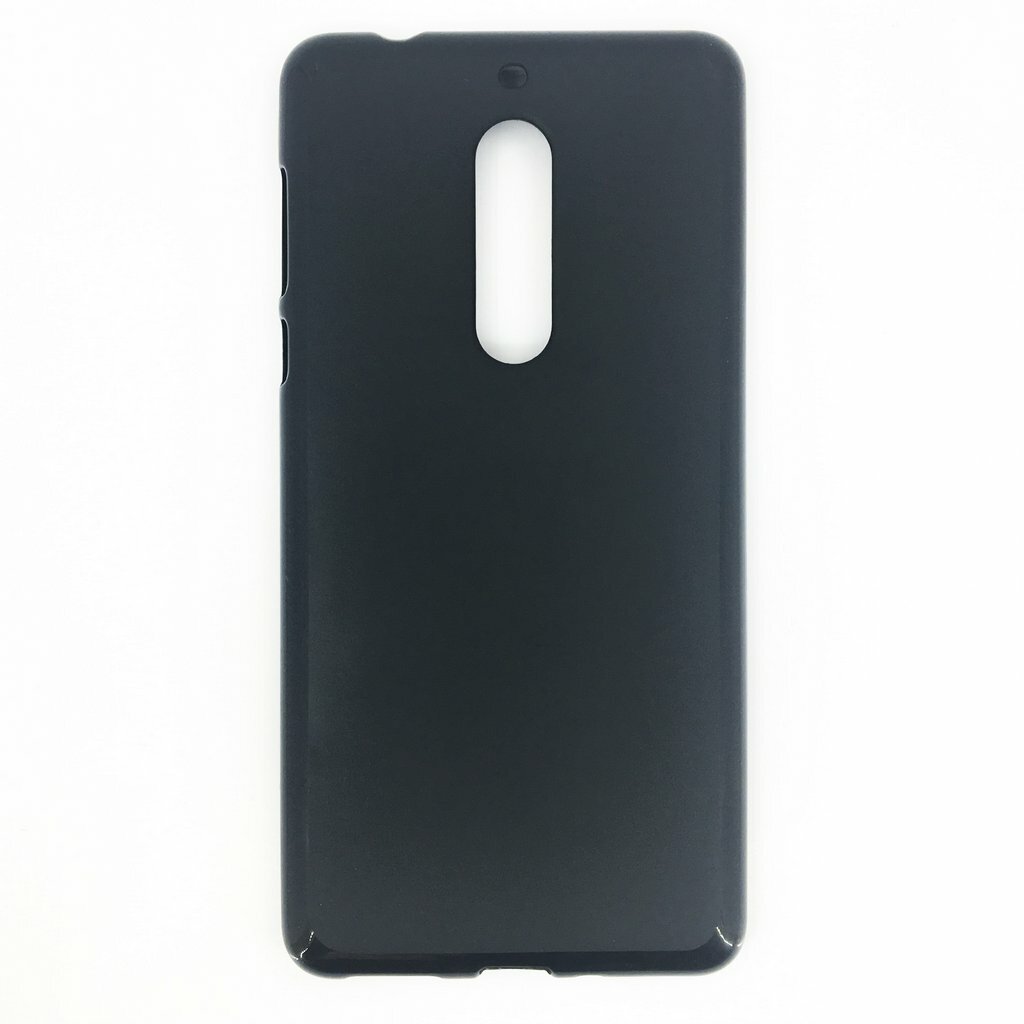 Силиконовый чехол для Nokia 5 (матовый, черный)