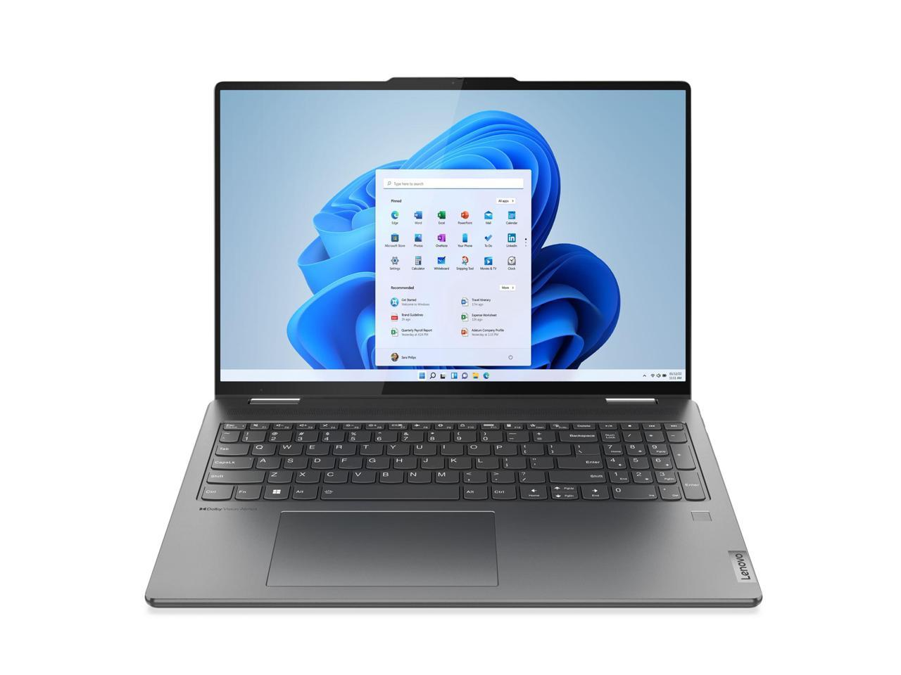 Ноутбук Lenovo Yoga 7 16IAP8 (Intel Core i7 1355U 1.7GHz/ 16"/ 1920x1200/ 16GB LPDDR5/ 512GB SSD/ Intel Iris Xe Graphics/ Win 11 Home) 82YN0002US