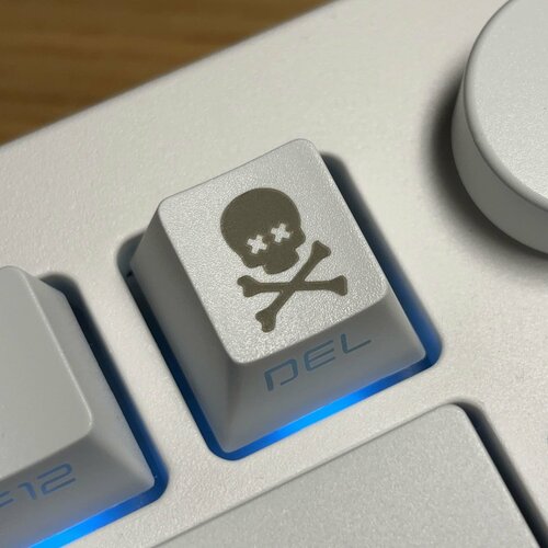 DELETE Кейкап Оставить попытки белый 1u OEM R4 416₽