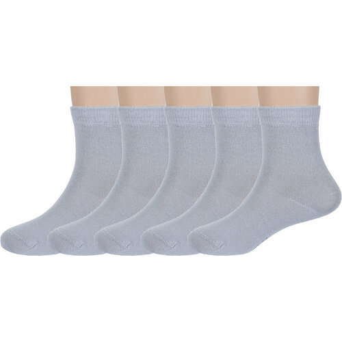 Носки RuSocks 5 пар, размер 9-10, серый носки rusocks детские 5 пар размер 9 10 серый