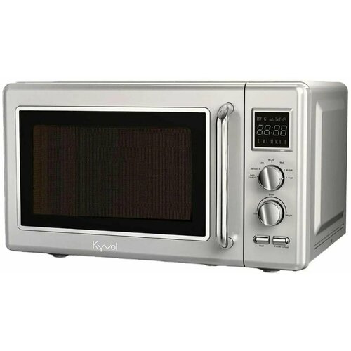 Микроволновая печь KYVOL MO-ET201A 700Вт 20л серебристый черный 2054000₽