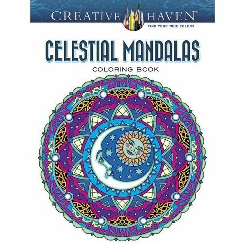 Noble Marty "Creative Haven Celestial Mandalas Coloring Book"