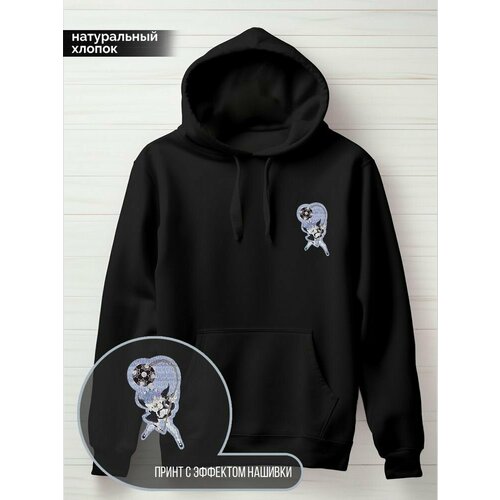 фото Худи hypnotica, размер 2xl, черный