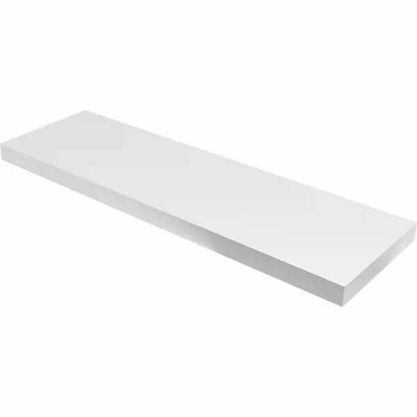 Полка настенная Spaceo White 80x23.5 см МДФ цвет белый