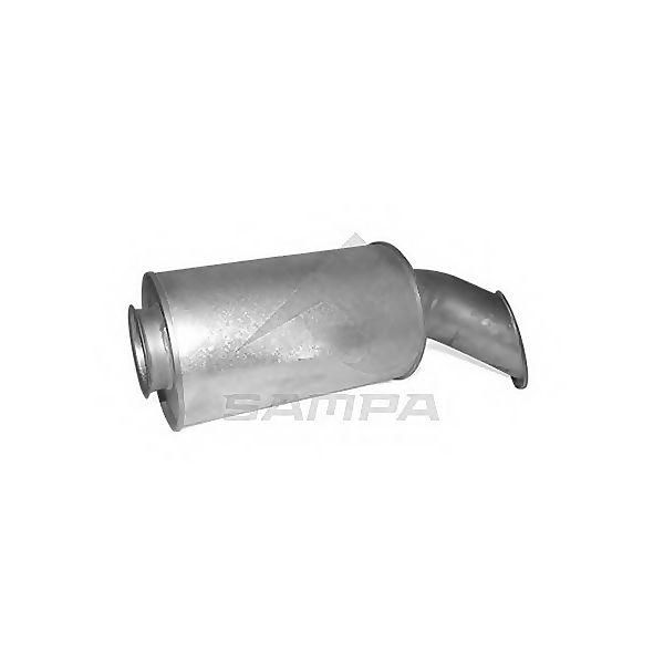 SAMPA 031.363 (031363_SA / 3183953 / 7420564105) резонатор(бочка) глушителя\ volvo
