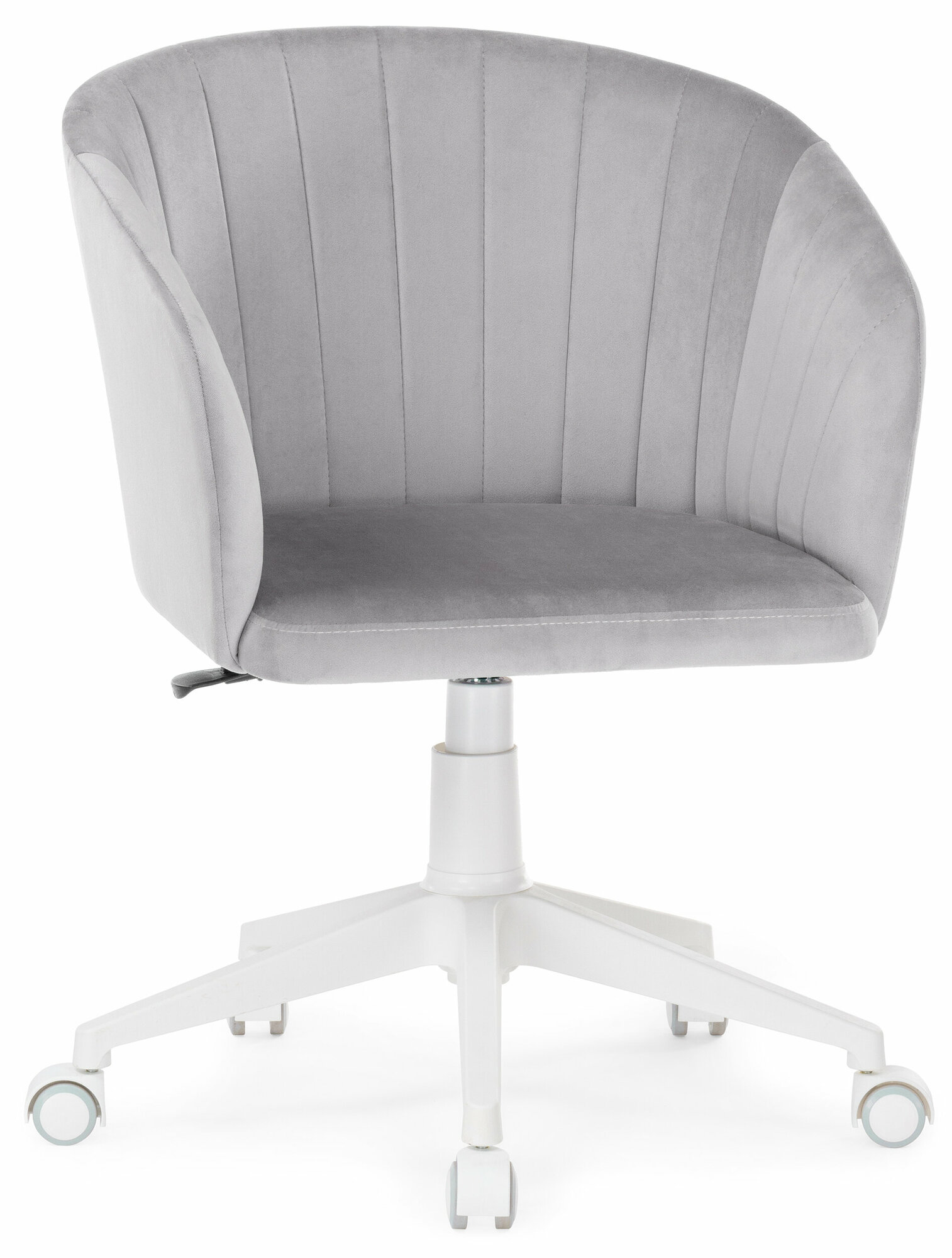 Кресло офисное Woodville Тибо confetti silver серый / белый