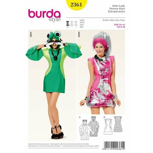 Выкройка Burda 2361 ид бурда журнал лиза 42 2016