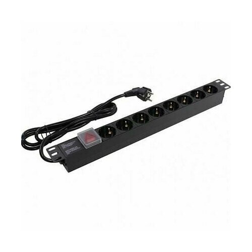 PDU-1U-G8-K Блок розеток Netko