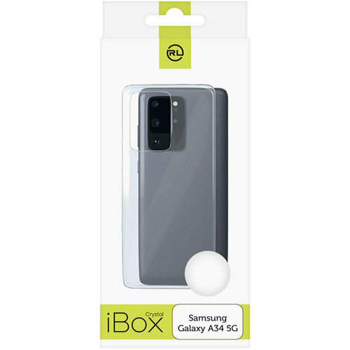 Чехол накладка силикон Red Line iBox Crystal для Samsung Galaxy A34 5G, 1926218 чехол накладка силикон red line ibox crystal для samsung galaxy a34 5g 1926218