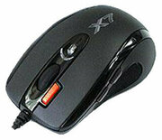 Мышь A4TECH X-710MK, игровая, оптическая, проводная, USB, черный [x-710mk usb]