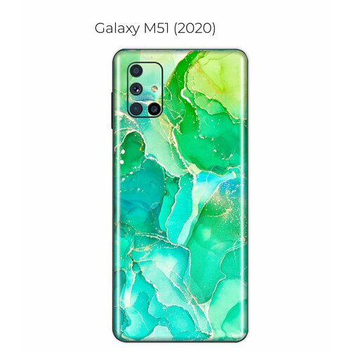 Гидрогелевая пленка на Samsung Galaxy M51 на заднюю панель защитная пленка для гелакси M51 гидрогелевая пленка на samsung galaxy m51 полиуретановая защитная противоударная бронеплёнка матовая