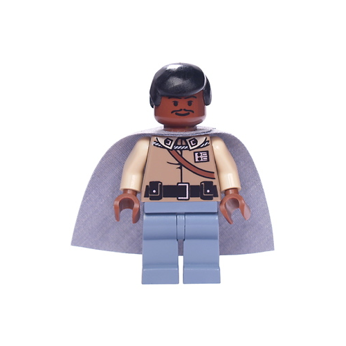 Минифигурка Lego Lando Calrissian - General Insignia (Sand Blue Legs) sw0251