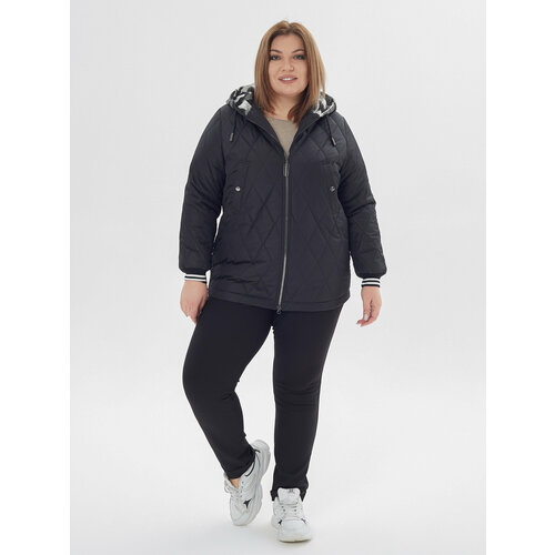 фото Куртка karmelstyle, размер 50, черный