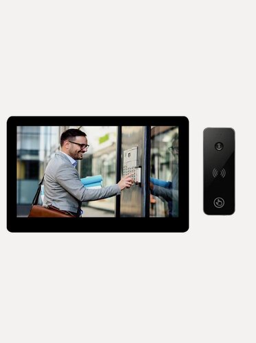 Изображение товара Комплект видеодомофона Tantos NEO HD SE (черный) и iPanel 2 HD + (черная)