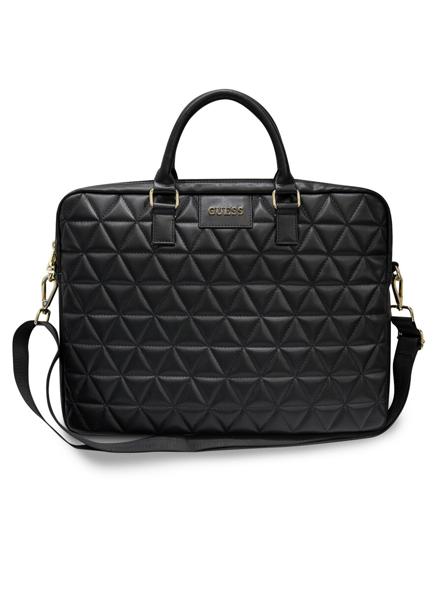 Сумка Guess Quilted для ноутбука до 15.6 дюймов, черная