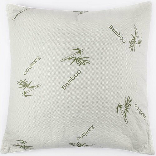 Подушка Бамбук 70х70 см цвет зелёный 1313₽