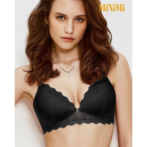 фото Бюстгальтер minimi, размер 75b, черный