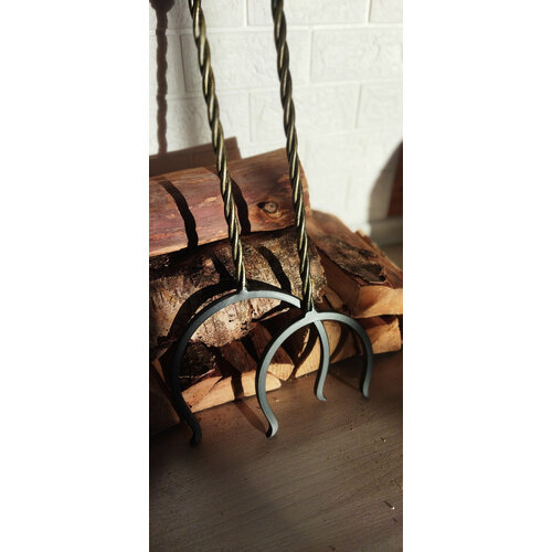 Набор ухватов кованых, античное золото