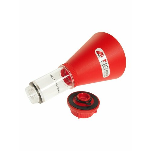Воронка JTC для масла с резьбой 37х3 мм, пластик, красный цвет