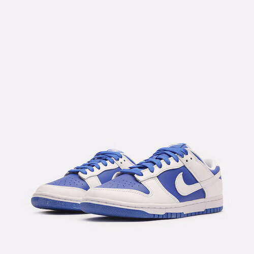 Кроссовки NIKE Dunk Low, размер 8,5 US, синий, белый