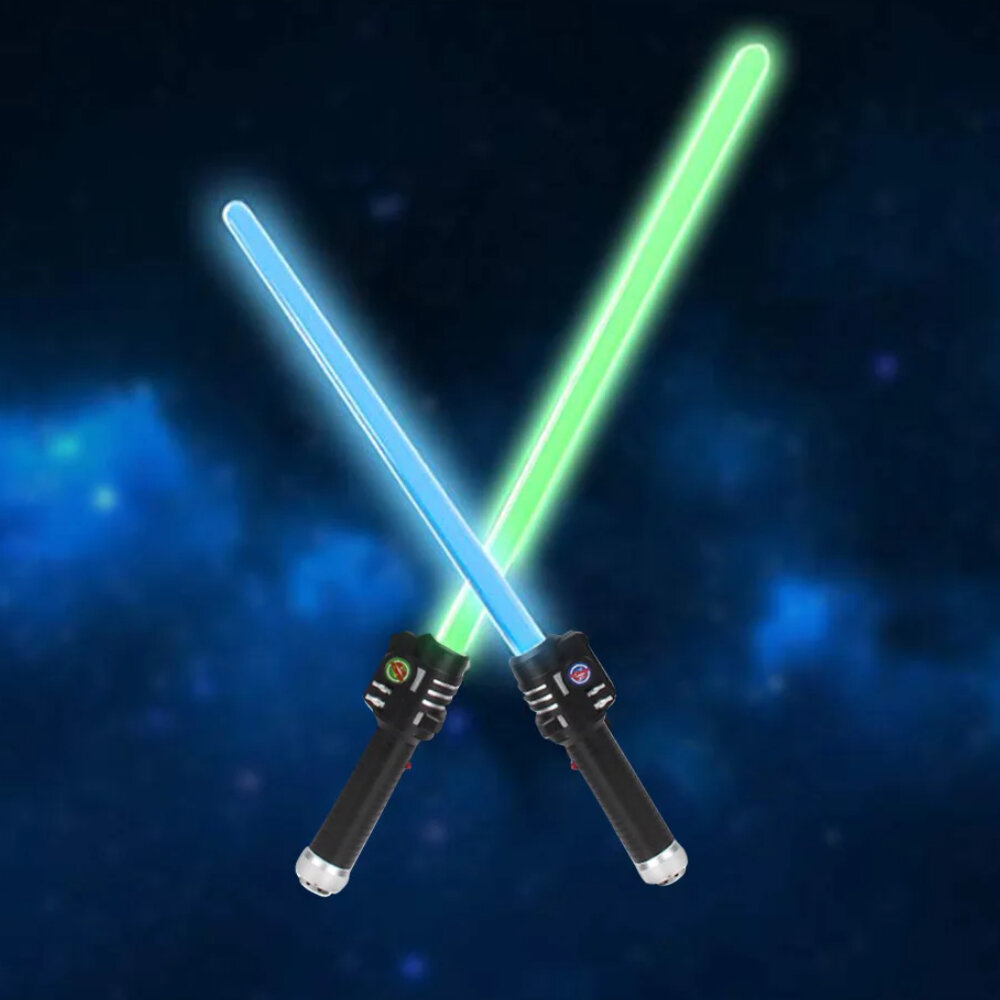 Игрушечное оружие световой лазерный меч джедая 66 см со звуком для мальчика 2 режима 2 цвета 868-1