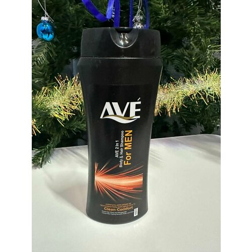 Мужской шампунь для волос-гель для душа 2 в 1 AVE Чистый комфорт 400 мл 275₽