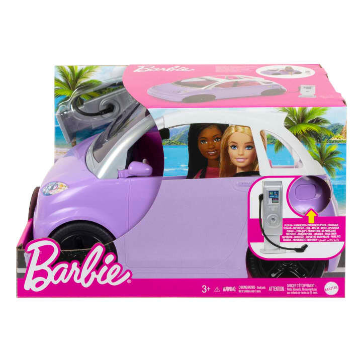 Автомобиль для кукол Барби BARBIE ELECTRISCHE AUTO HJV36