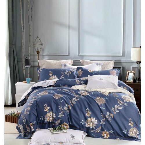 Комплект постельного белья из королевского сатина, 100% хлопок, 2-спальный размер