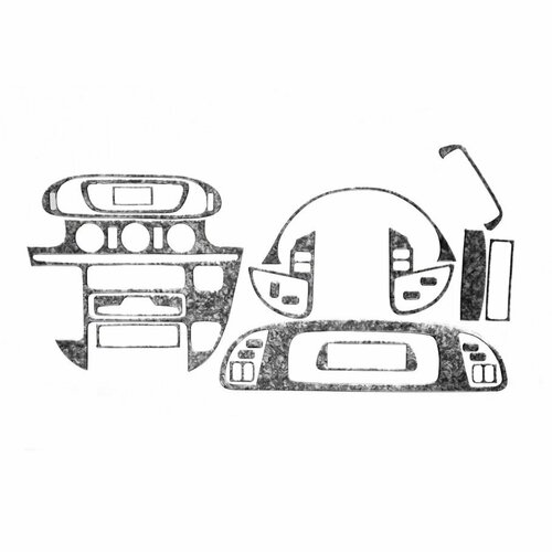 Декор на панель Титан Mercedes Sprinter 901 2000-2006