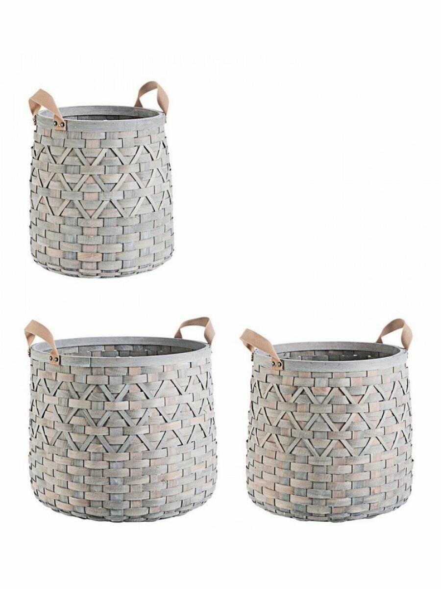 Корзина BIZZOTTO LISETTE GREY 0411266 d310х360h