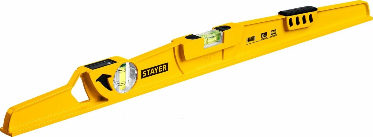 STAYER HARD 600 мм с зеркальным глазком литой уровень Professional (3483-060)