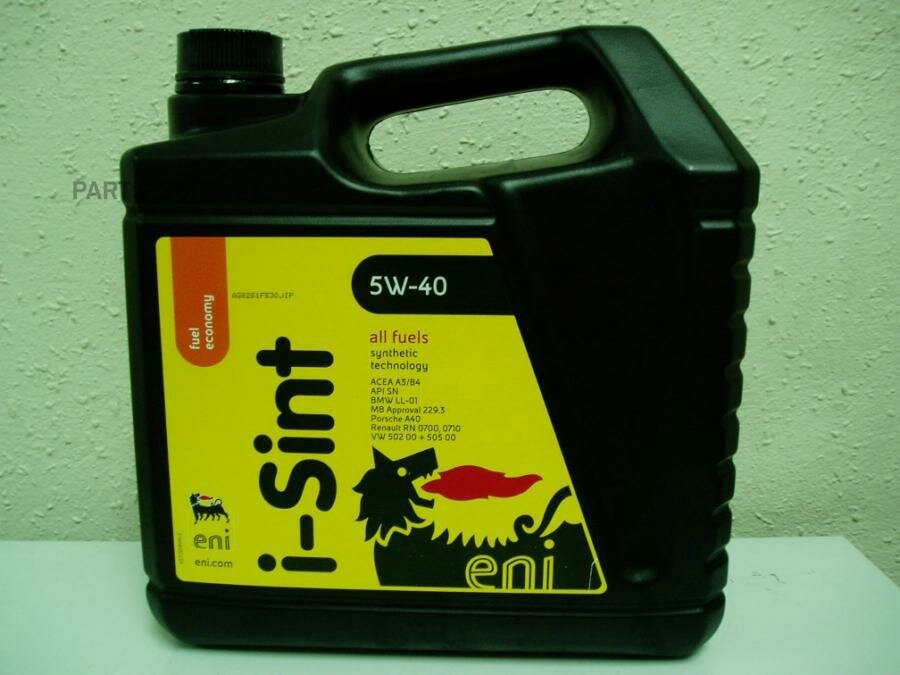 Масло моторное ENI i-Sint синтетическое 5W-40 SN 4л. ENI / арт. 8423178011067 - (1 шт)