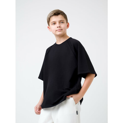 фото Футболка sherysheff, размер 164, черный