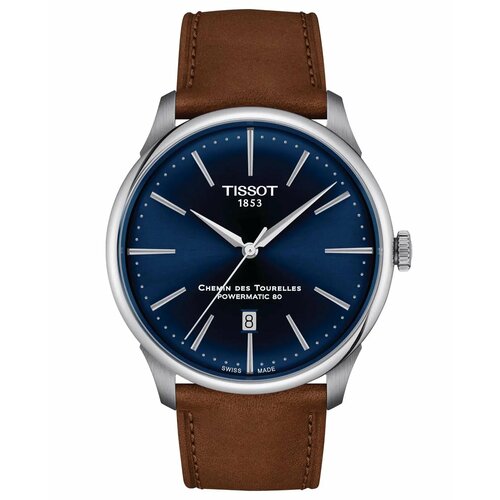 Наручные часы TISSOT T-Classic, синий, серебряный