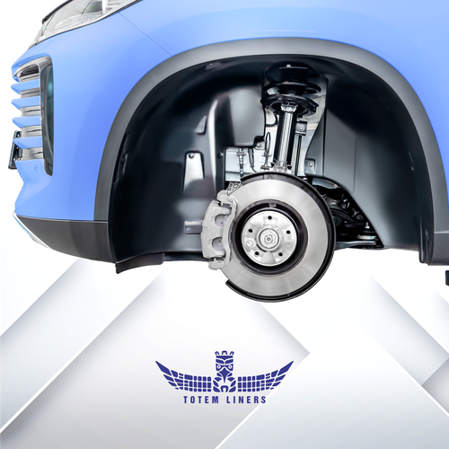 TOTEM Комплект обшивки задних дверей фургона (L2H2) Ford Transit 2019 -, 2 панели / Форд Транзит