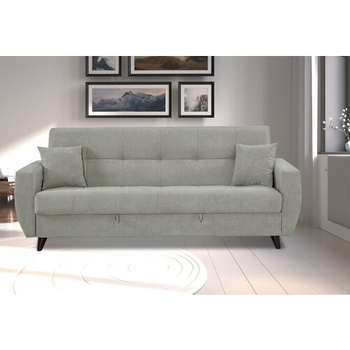 Диван-кровать Браво механизм книжка спальное место 120200 цвет светло-серый 46199₽