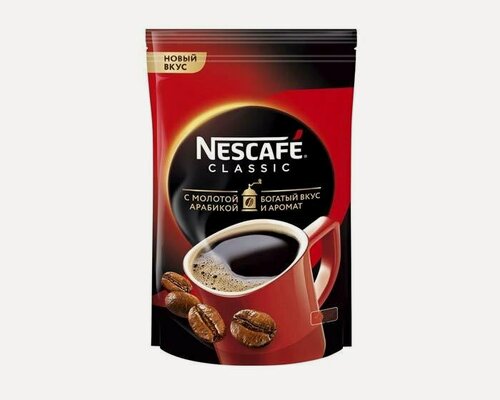 Изображение товара Кофе растворимый Nescafe Classic с добавлением молотой арабики, 1 кг