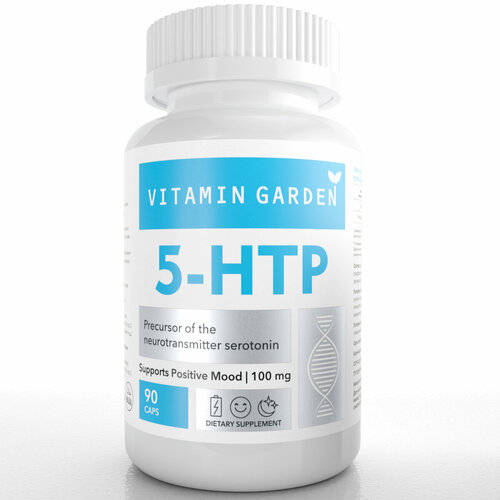 Триптофан 5-HTP - При депрессии, для похудения и улучшения сна, 90 капсул